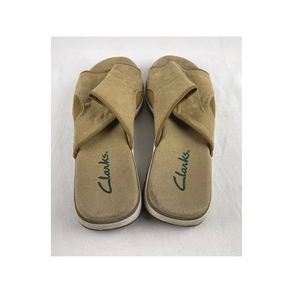 Clarks slide sandals